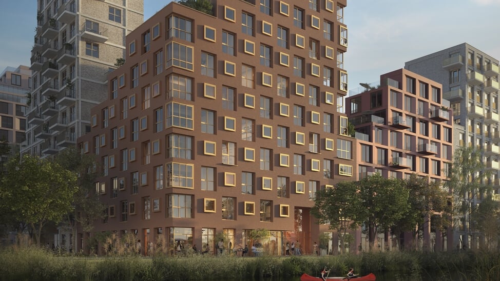 Een artist impression van Westminster Hyde Park.