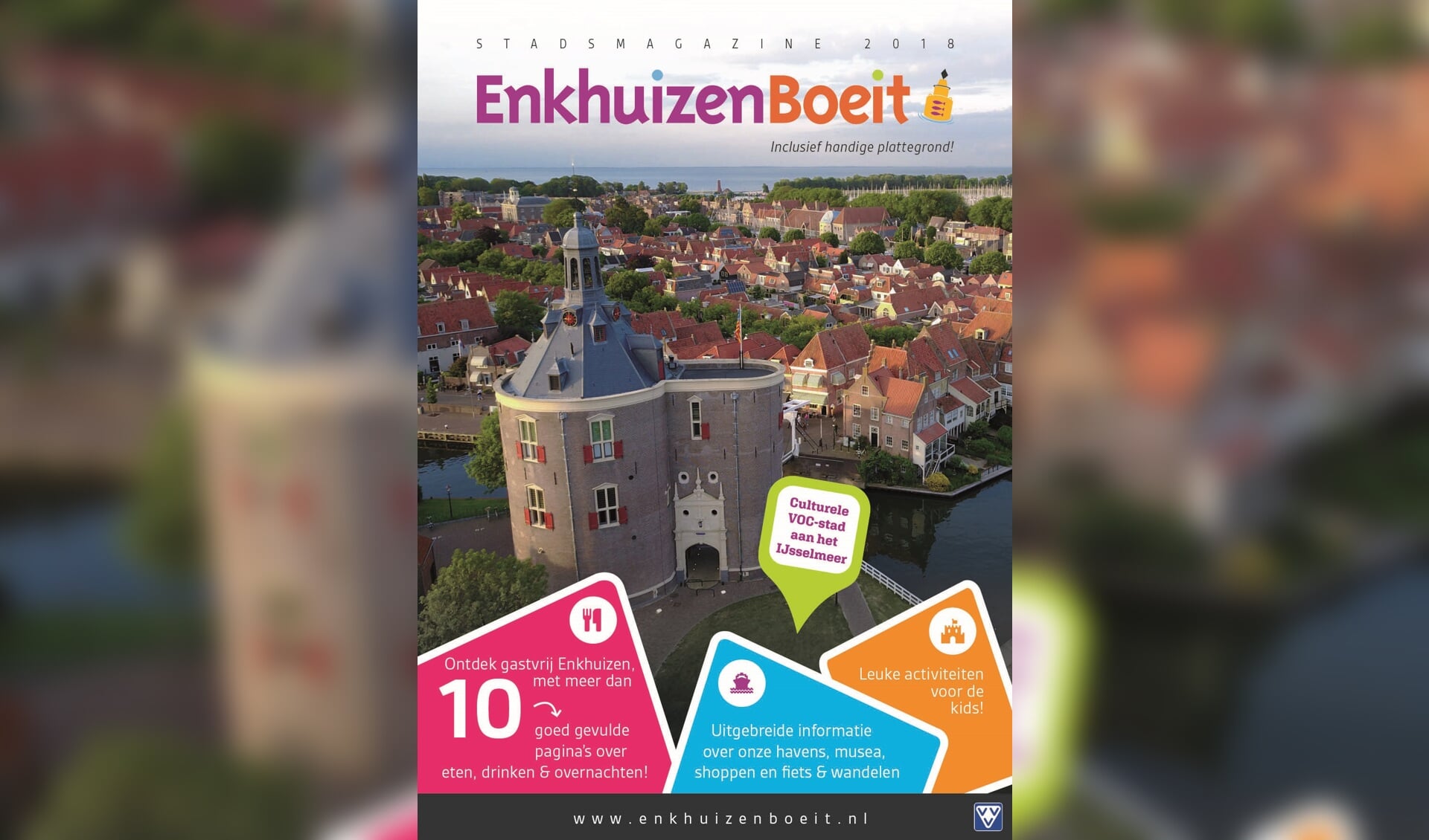De cover van Enkhuizen Boeit 2018. (Foto: aangeleverd)