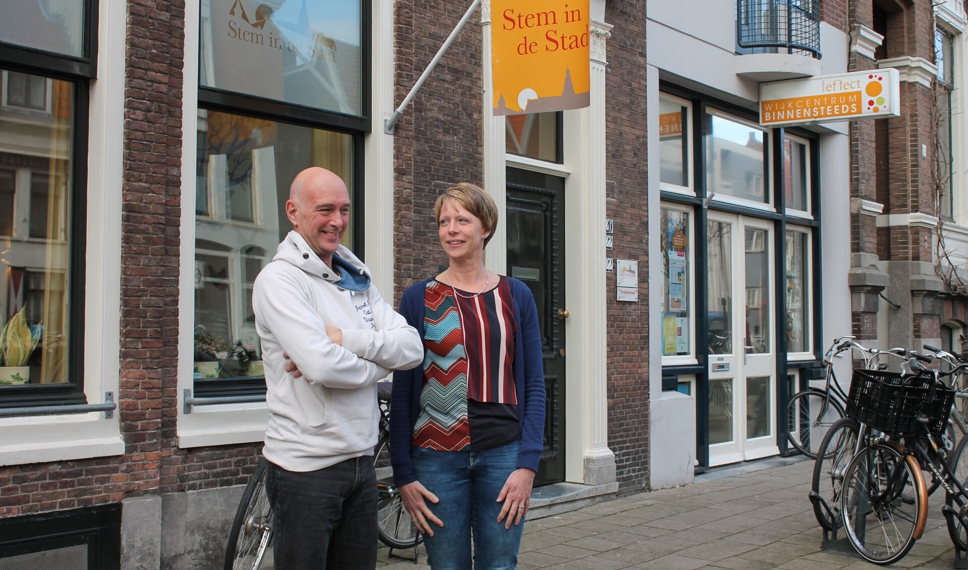 Ronald vond toen hij dakloos was steun bij Jody van der Velde van Stem in de Stad. (Foto: Rodi Media)