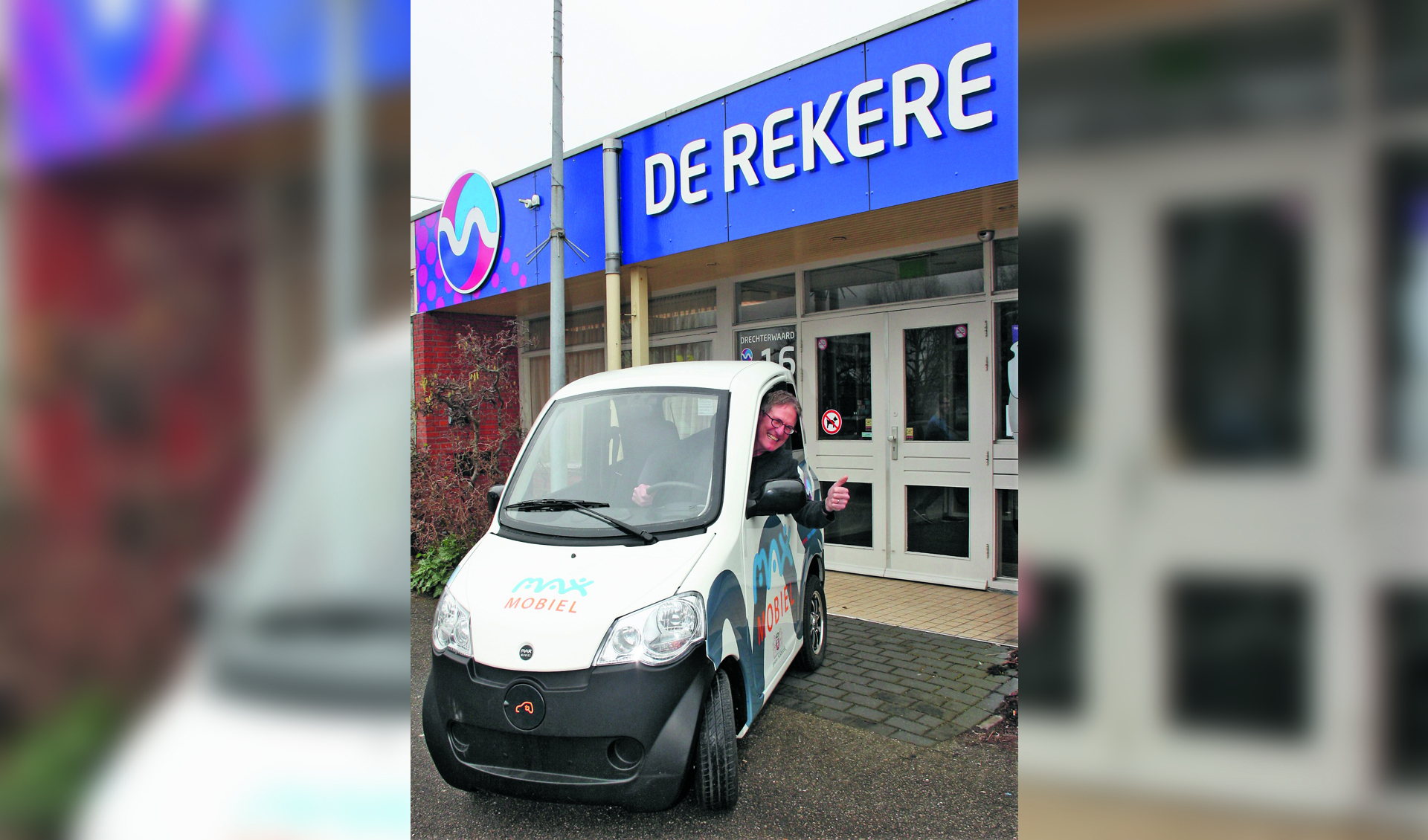 Wijkcentrum De Rekere beschikt sinds kort over een Max Mobiel. (Foto: aangeleverd)