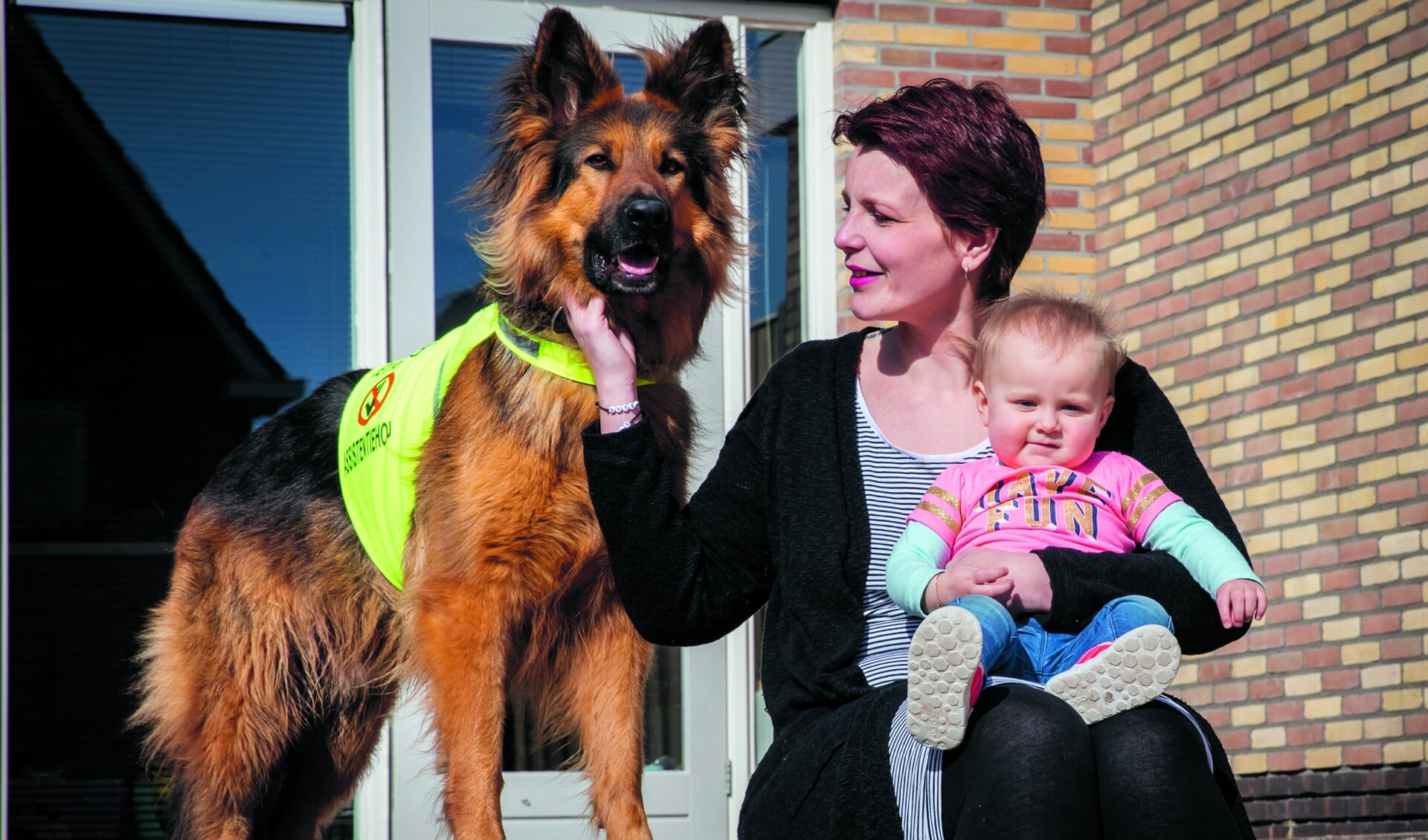 Hulphond King was tijdens de bevalling van jongste dochter Lune in de verloskamer aanwezig om Sannes bloedsuikerspiegel te bewaken. (Foto: Vincent de Vries/RM)