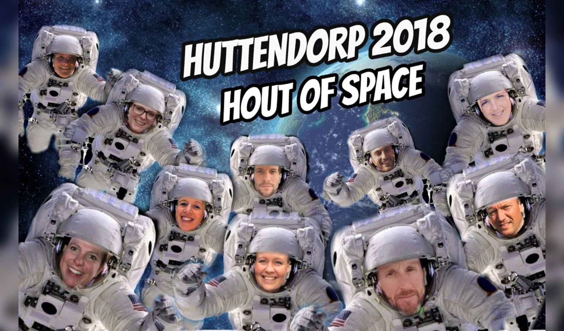 Het bestuur is al volop in voorbereiding op Huttendorp Ursem 2018! (aangeleverde foto)
