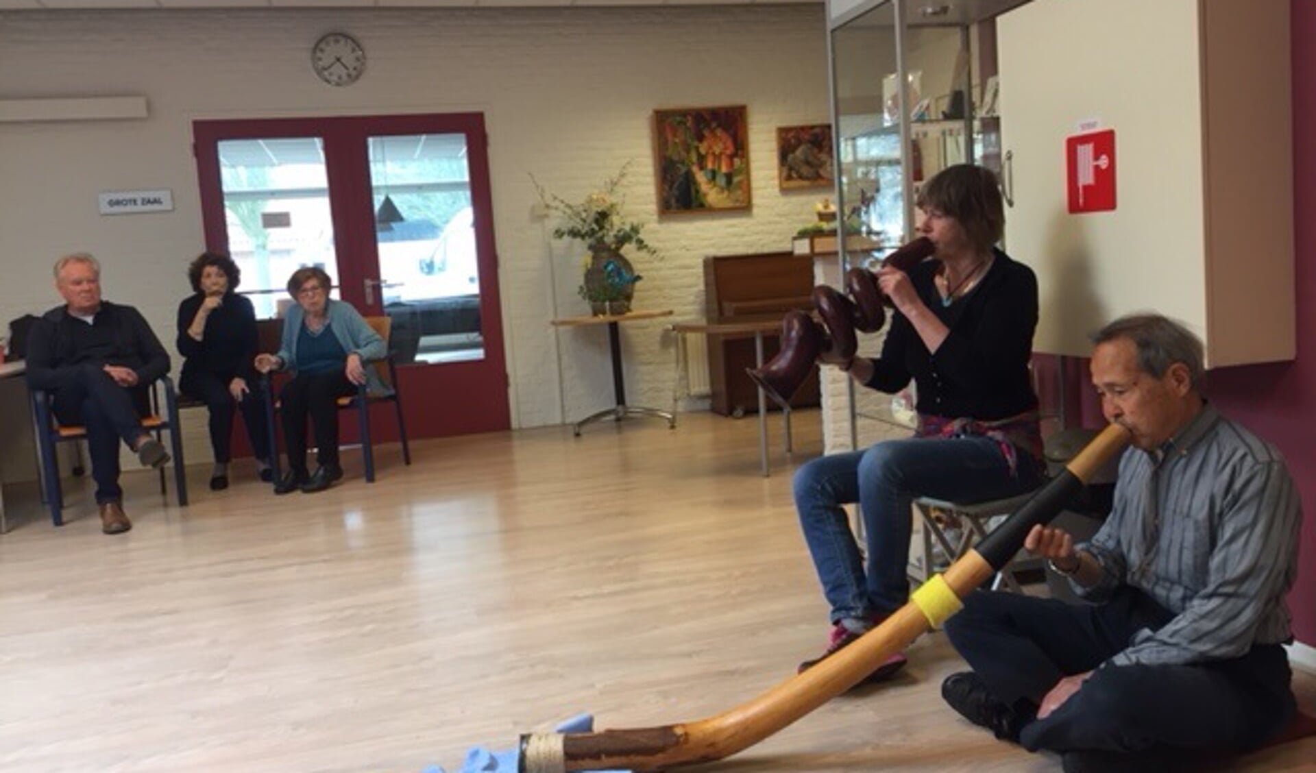 Een concert op de didgeridoo. (Foto: aangeleverd)