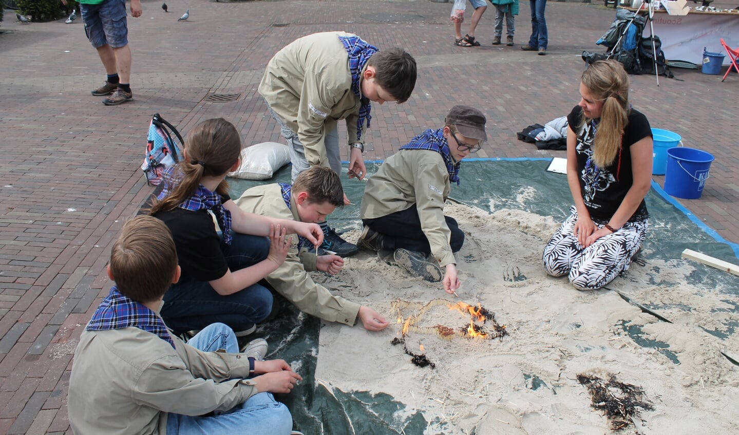 Scouting Alkmaar viert honderdjarig bestaan. (Foto's: aangeleverd)