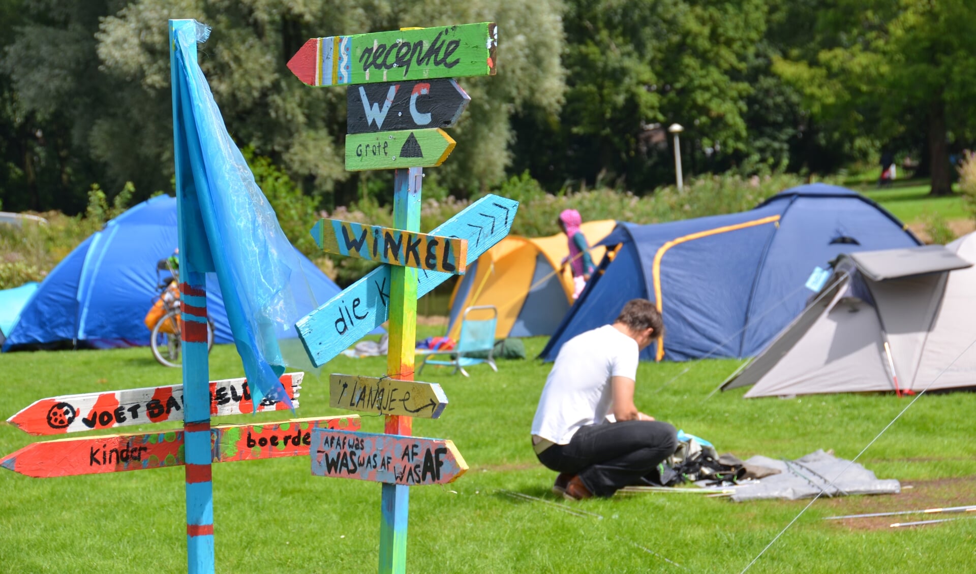 Kom kamperen op een van De Buurtcampings van Zaanstad. (Foto: De Buurtcamping)