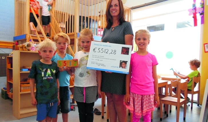 5512,18 euro voor UnicefIngezameld door leerlingen Montessorischool Castricum