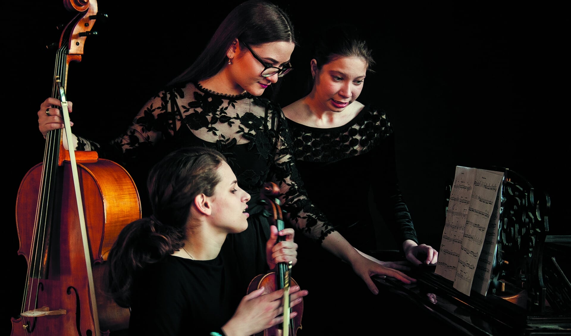 Het Russische Bell Trio. (foto Elena Kochetova)