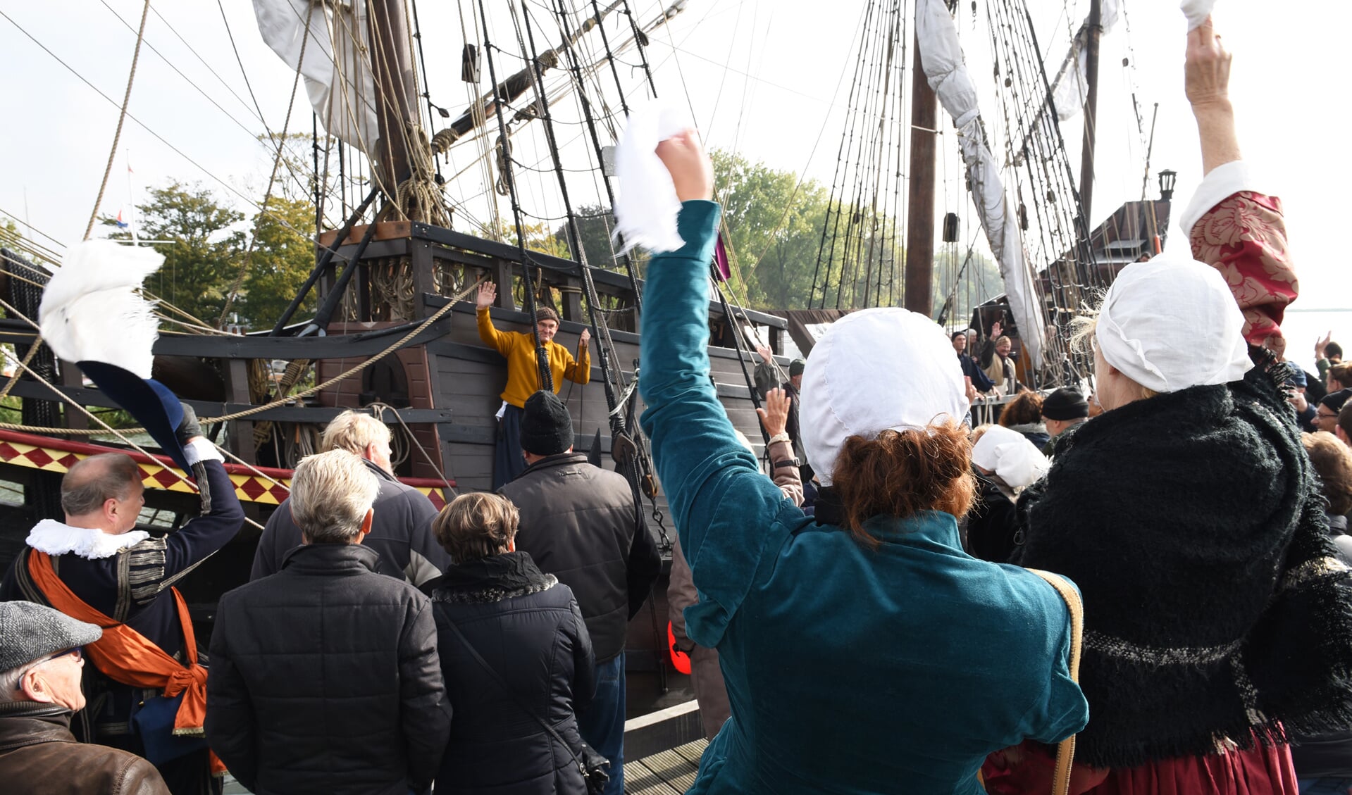 De Halve Maen maakt binnenkort een uitstapje. Het schip verlaat haar vaste standplaats Hoorn voor een bezoek aan Enkhuizen. (Foto: aangeleverd)