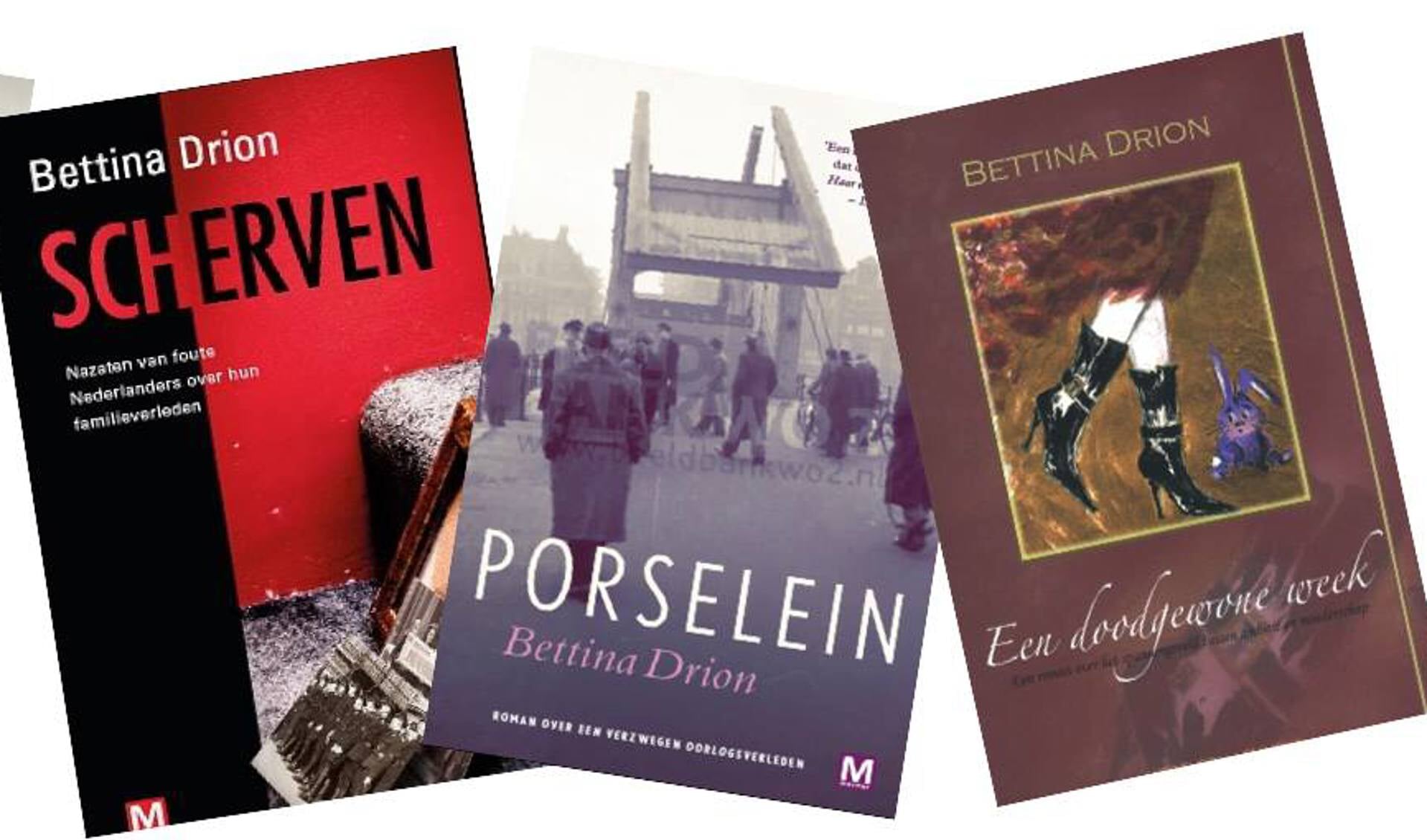 Boeken van Betina Drion docent aan de Volksuniversiteit Zaanstreek. (Foto: Bettina Drion)
