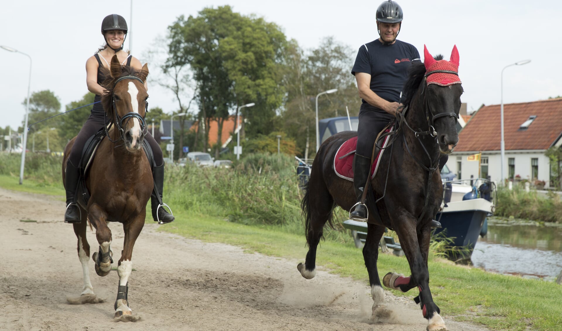 De traditionele draverij voor boeren-, recreatiepaarden en pony's vindt zaterdag 8 september plaats tijdens de kermis van Schagerbrug. (Foto: aangeleverd)