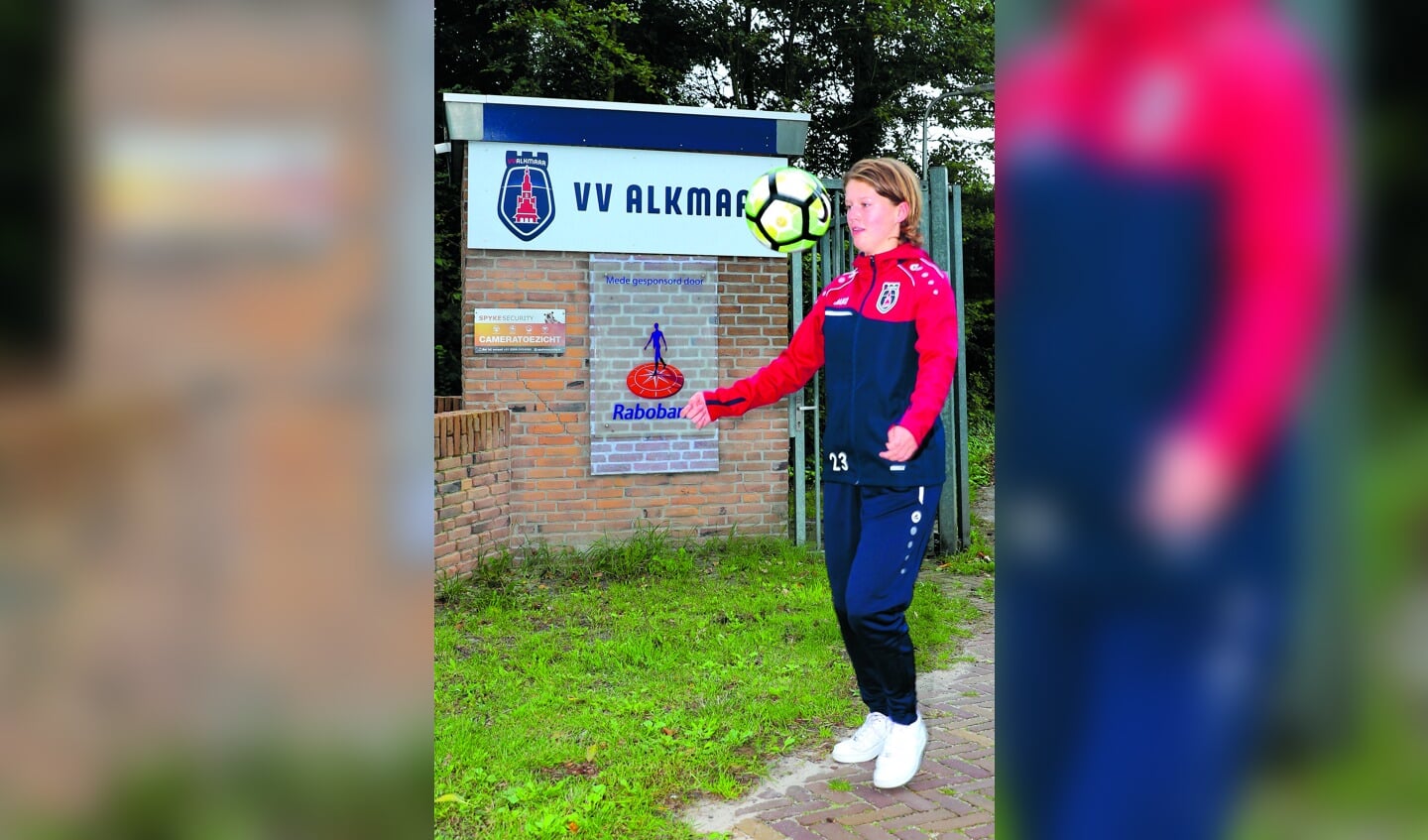 Sanne Koopman voelt zich thuis bij VV Alkmaar. (Foto's: Vincent de Vries/RM).