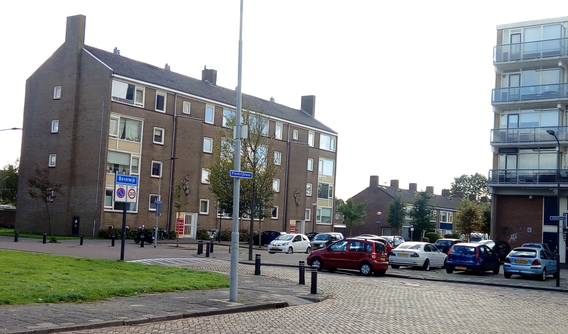 De wijk Oosterwijk op de grens tussen Heemskerk en Beverwijk. (Foto: Bos Media Services)