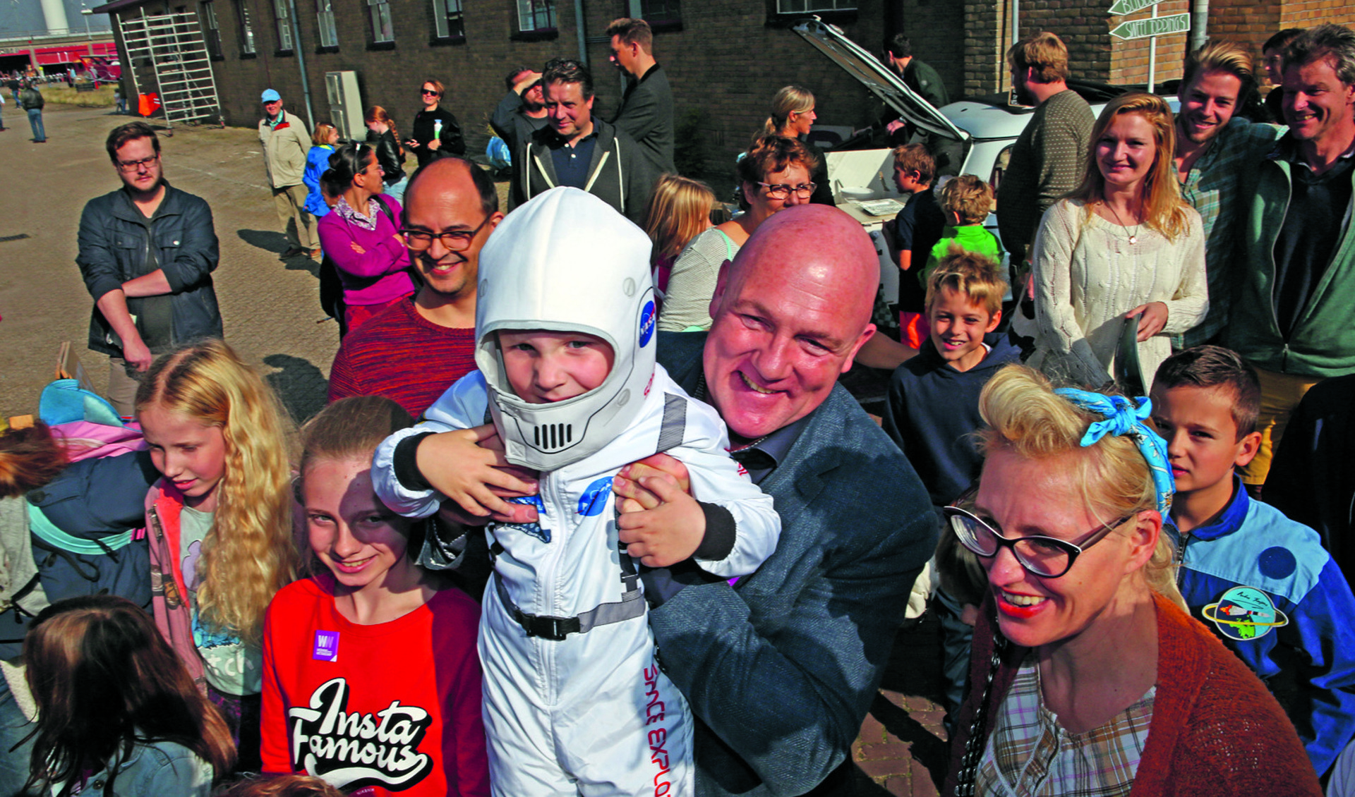 De populariteit van astronaut André Kuipers draagt bij meer belangstelling van jongeren voor techniek (foto: Rowin van Diest).