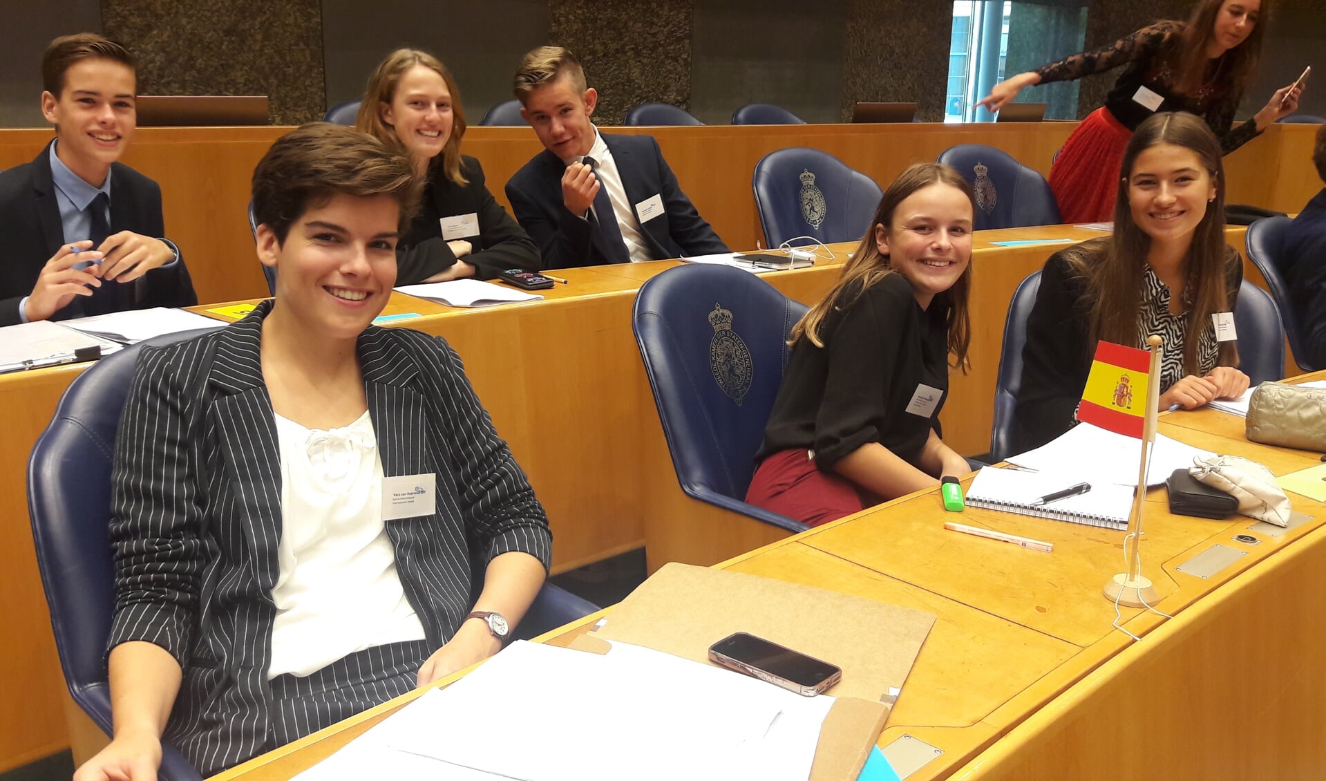 Vera van Heerwaarden (voorgrond, links) in de Tweede Kamer tijdens het einddebat van het MEP-project. (Foto: Isabelle Sprengers)