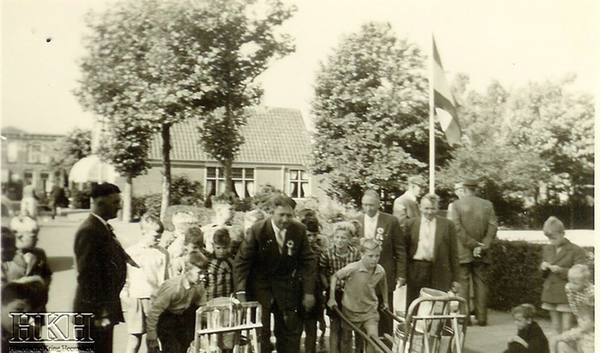 Een foto uit de beeldbank van de Historische Kring Heemskerk. (FOTO: AANGELEVERD)