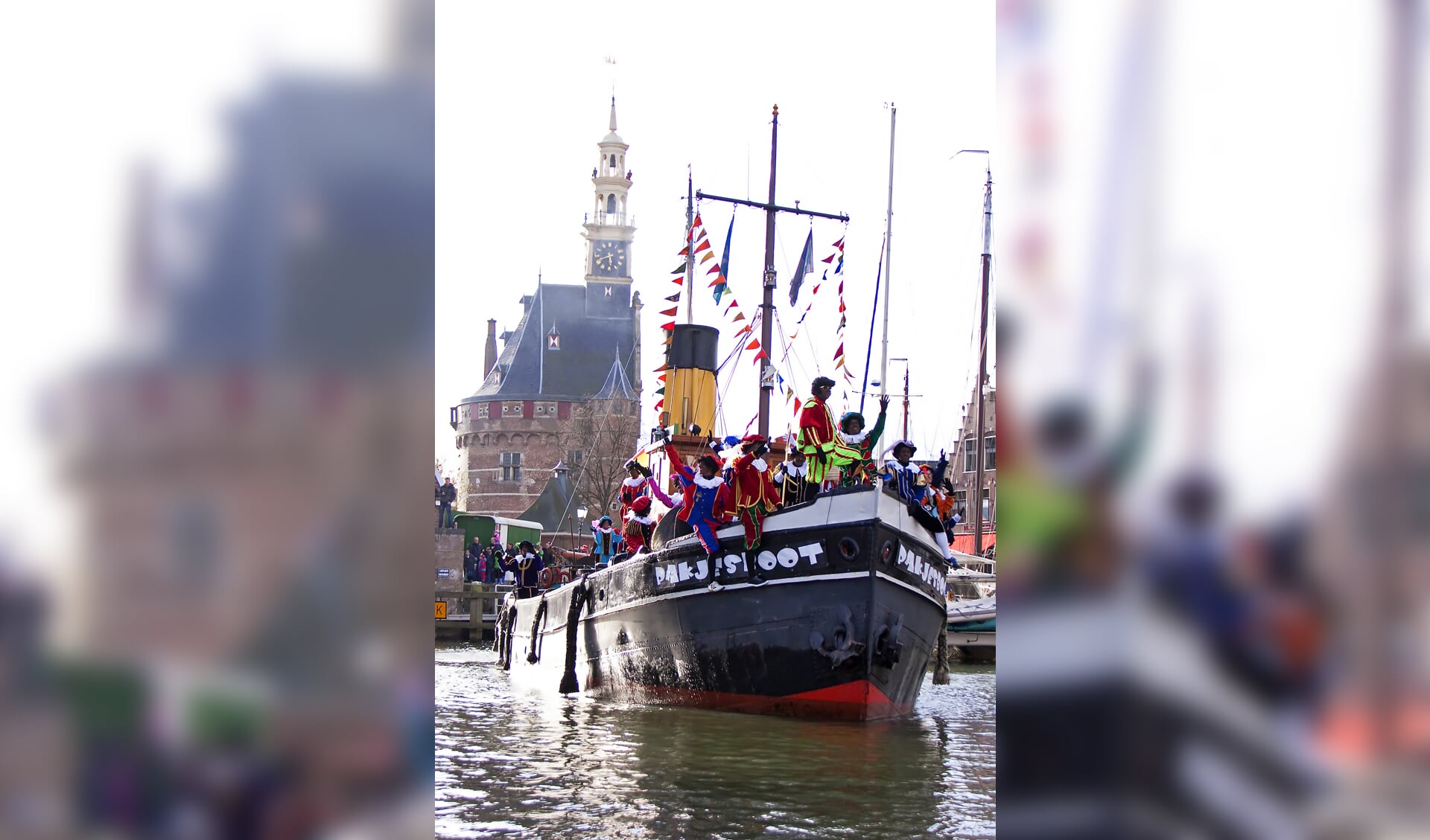 De stoomboot van Sint Nicolaas meert 17 november af in de Hoornse haven. (Foto: aangeleverd)