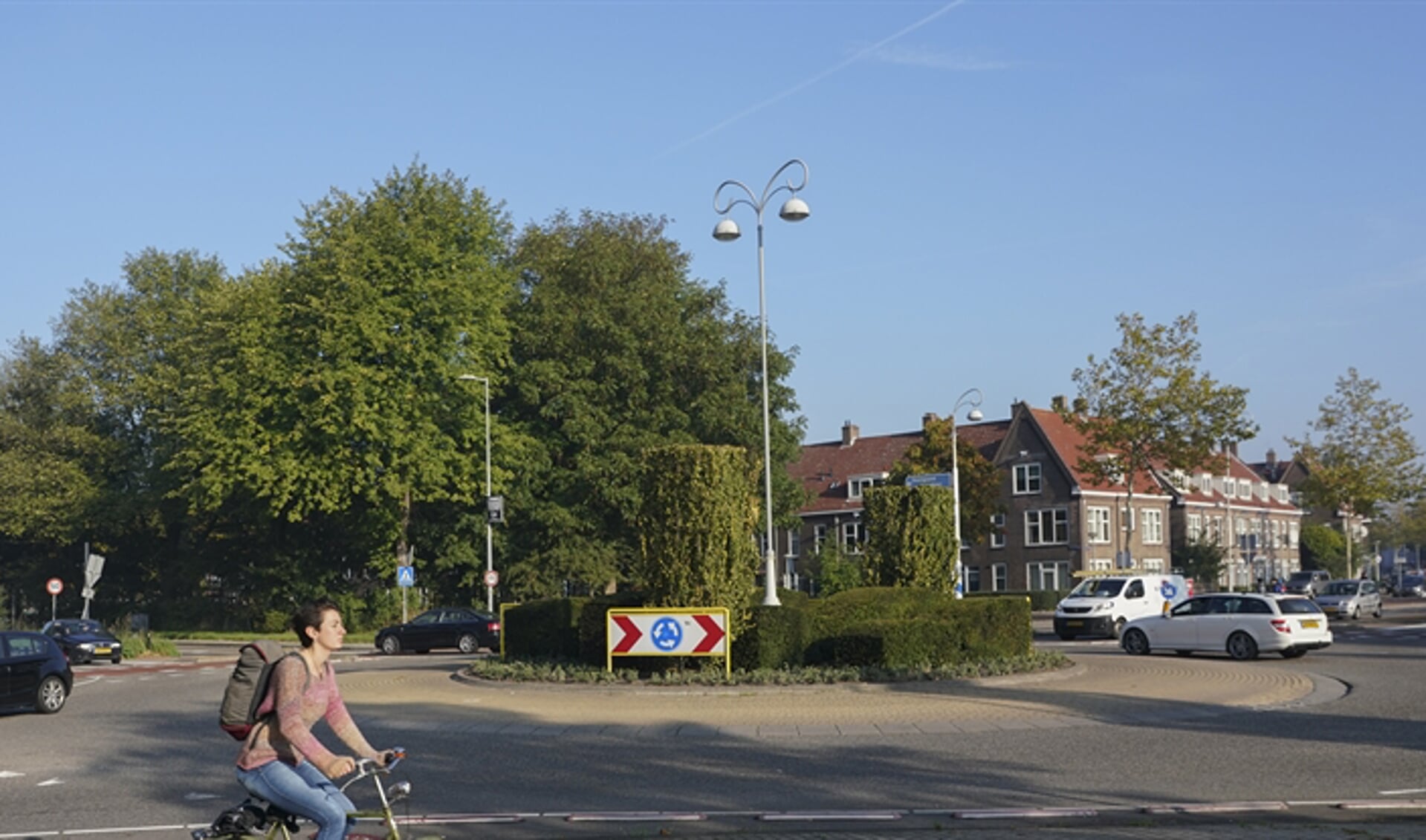 Rotonde bij de Meeuwenlaan. (Foto: gemeente Amsterdam)