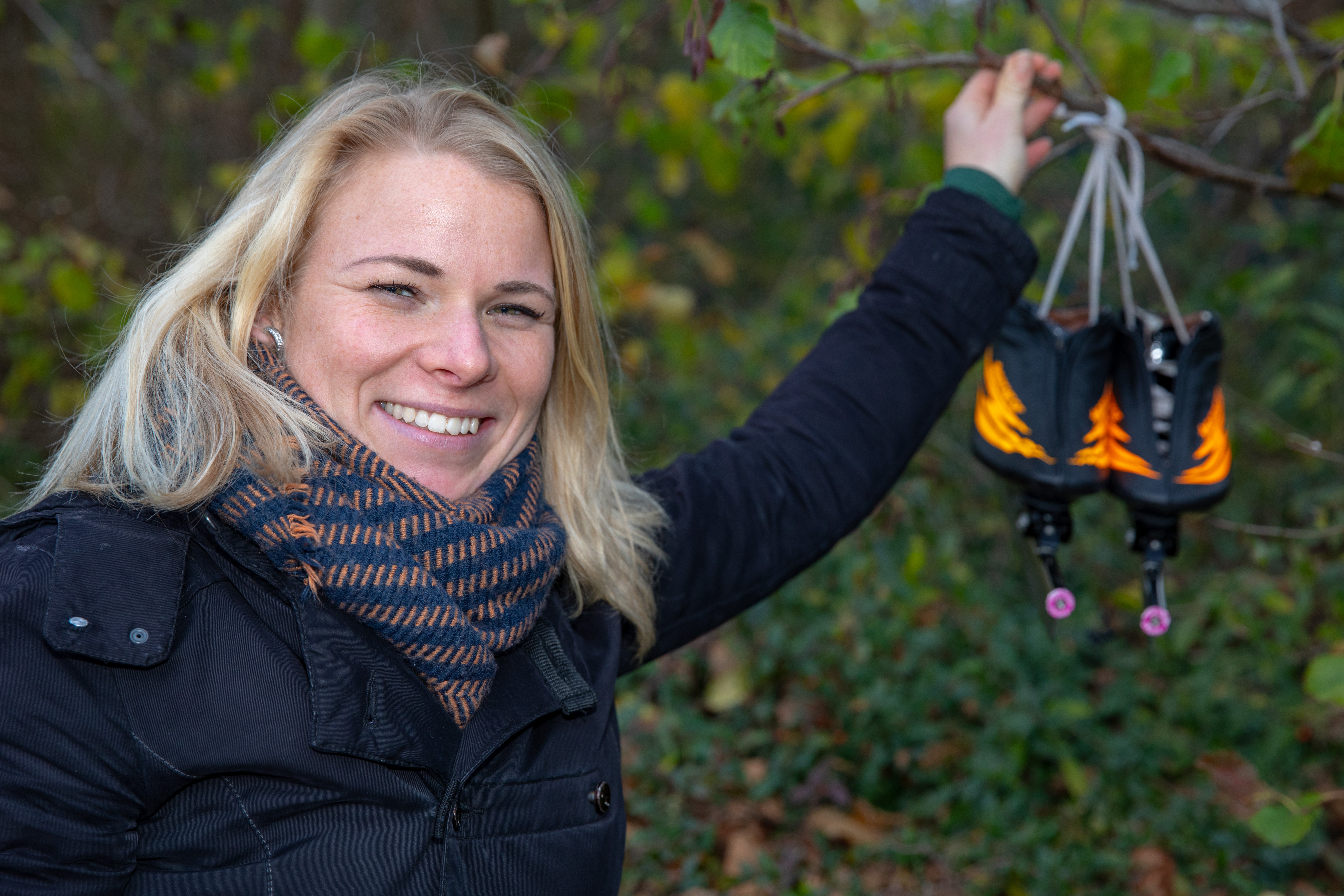 Yvonne heeft haar schaatsen aan de spreekwoordelijke wilgen gehangen. "Ik doe nu fanatiek aan crossfit." (Foto's: Vincent de Vries/RM)