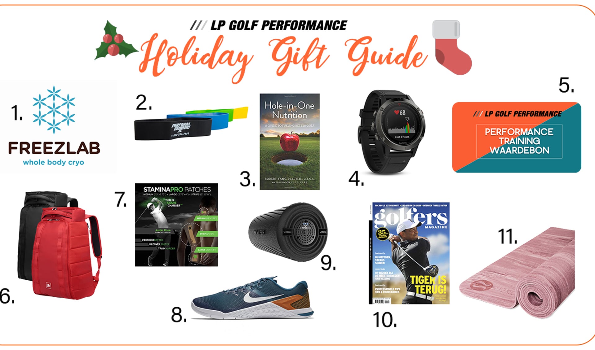 De top 10 sportieve golfcadeau’s: de Holiday Gift Guide 