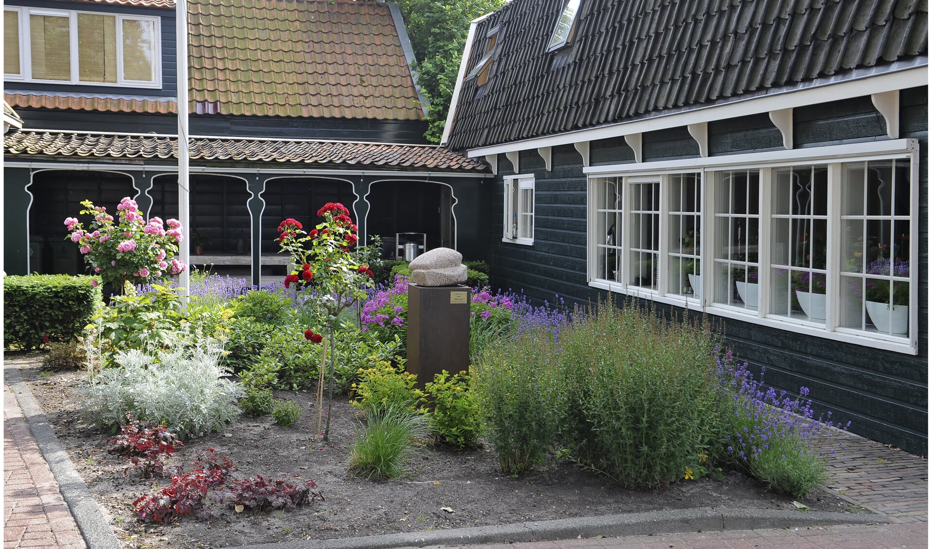 De tuin van Hospice de Schelp. (Foto: aangeleverd)