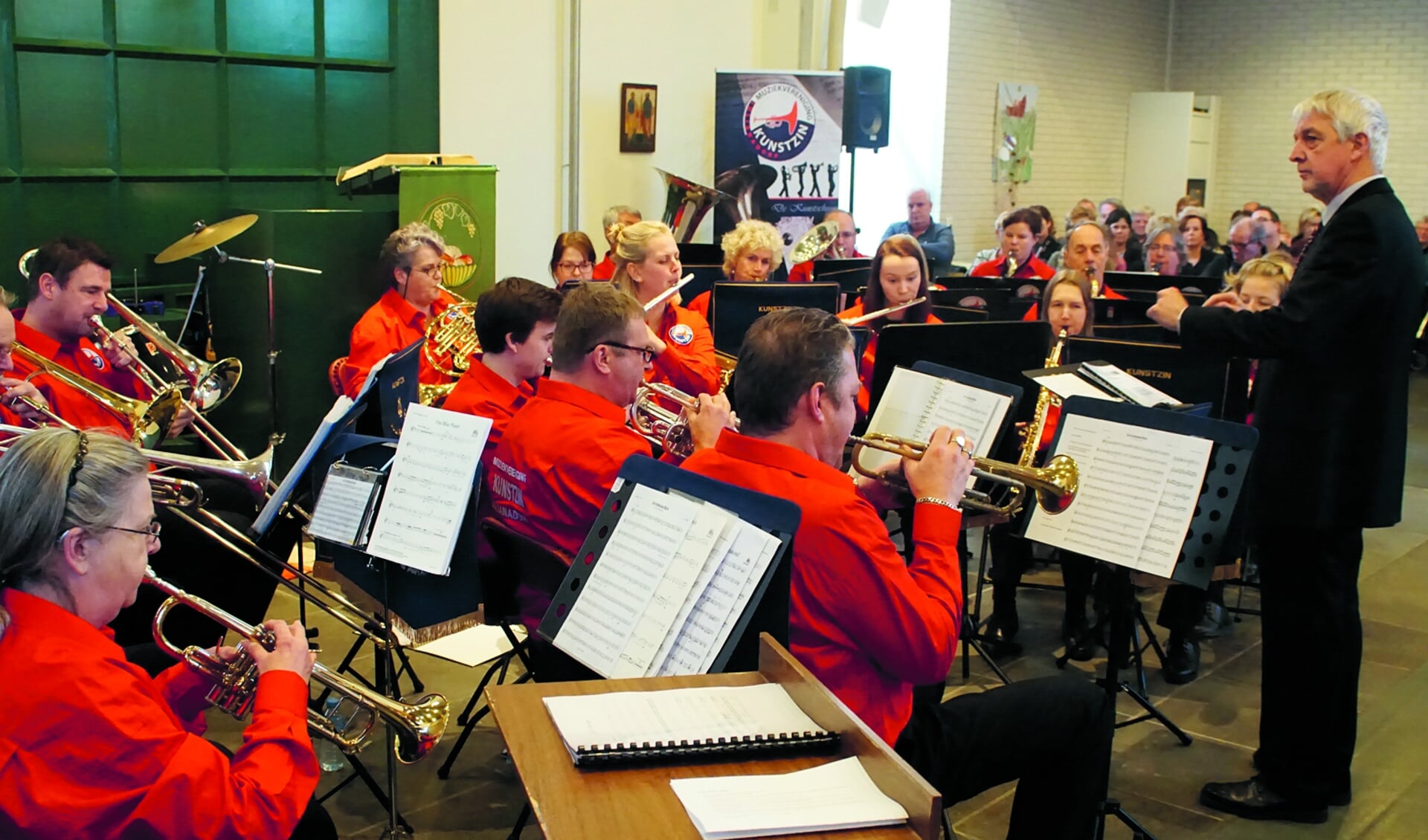 Muziekvereniging Kunstzin geeft een Nieuwjaarsconcert in de Ontmoetingskerk. (Foto: aangeleverd)