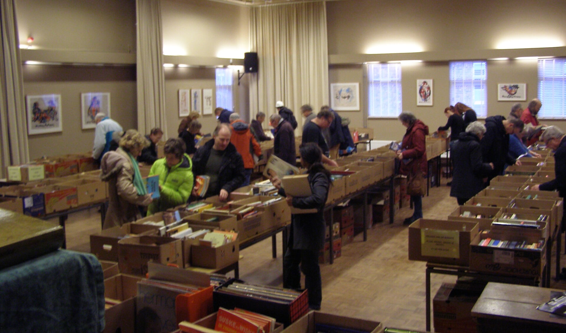 In het Dorpshuis Landsmeer wordt twee dagen een boekenmarkt gehouden. (Foto: aangeleverd)
