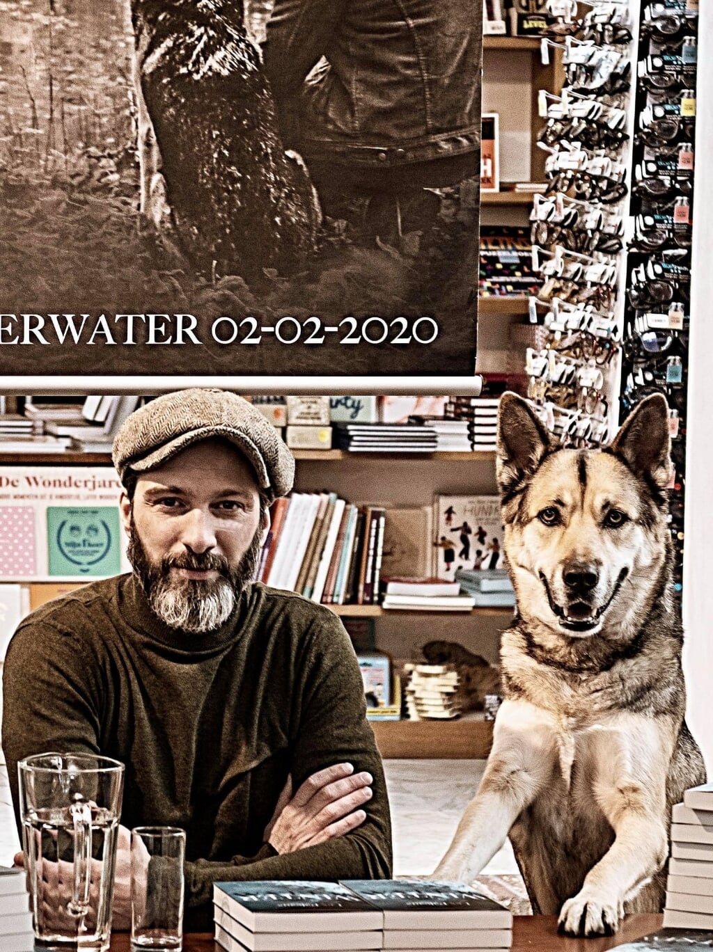 Lex (en Wolf) met Winterwater.