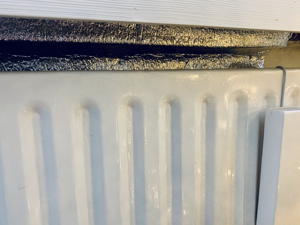 Radiatorfolie houdt warmte vast in huis.