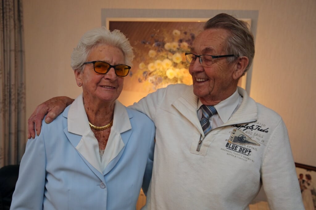 Riet Kauling- Moors en Theo Kauling zijn al 60 jaar gelukkig getrouwd.