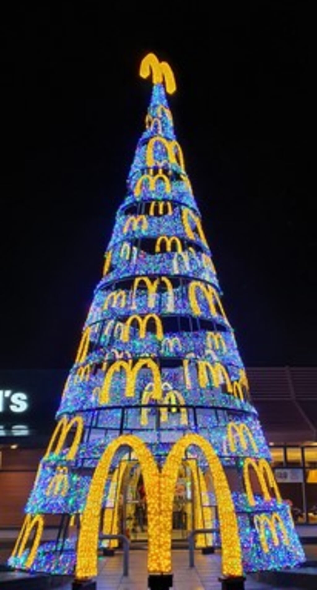 De grootste kerstboom van Alkmaar.