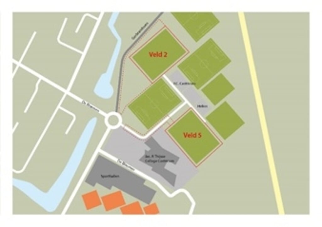Een nieuw te bouwen zwembad op Sportpark Noord-End op Veld 5 heeft de voorkeur van het College.