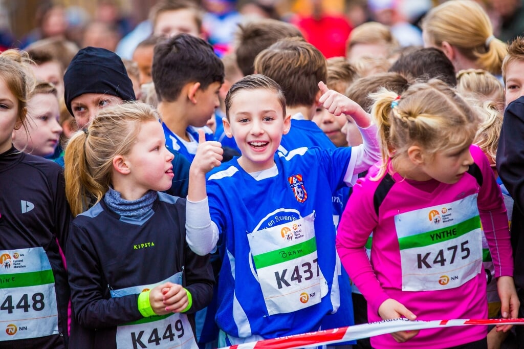 Kinderen van 4 t/m 13 jaar kunnen in januari de Egmond Mini Marathon lopen.
