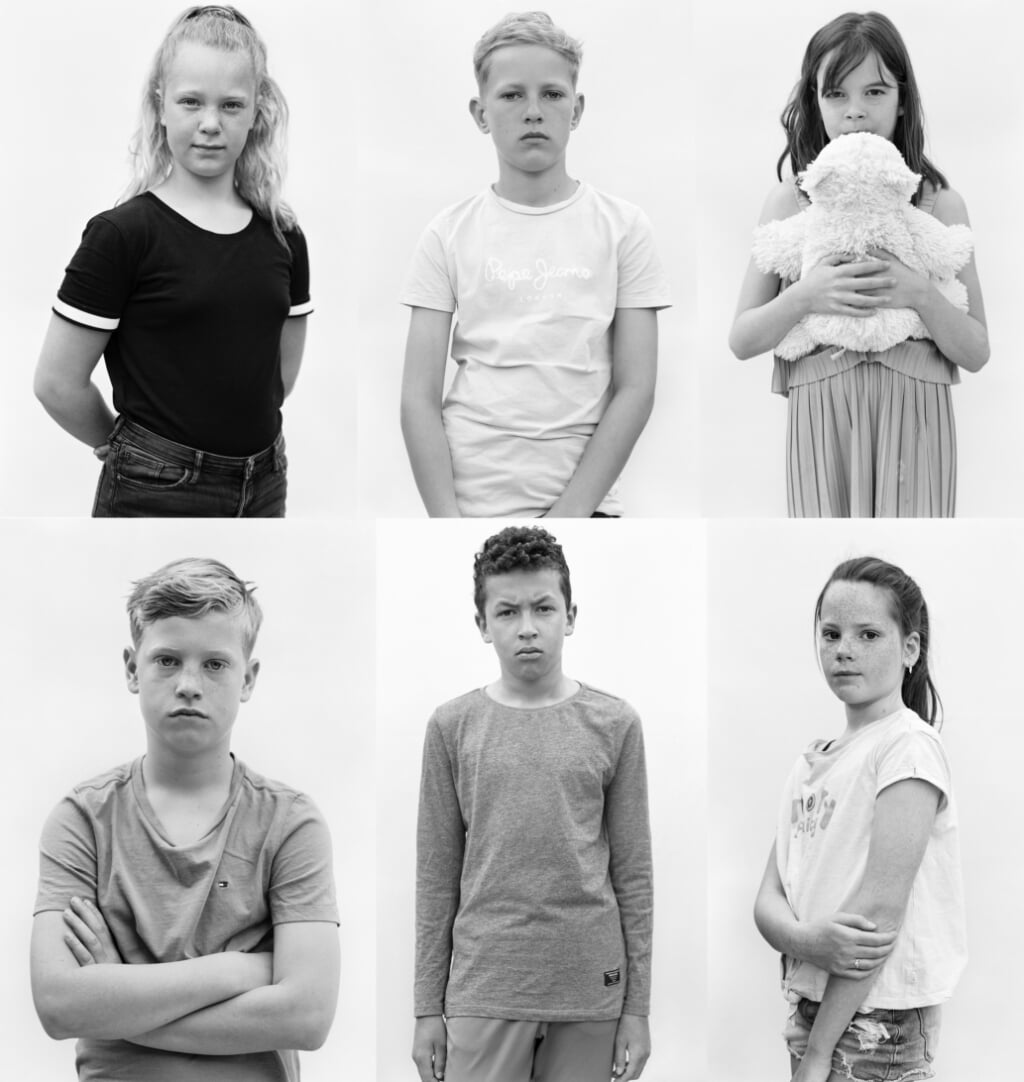 De zes portretten waarmee Sandra Minten de Zilver Camera won.