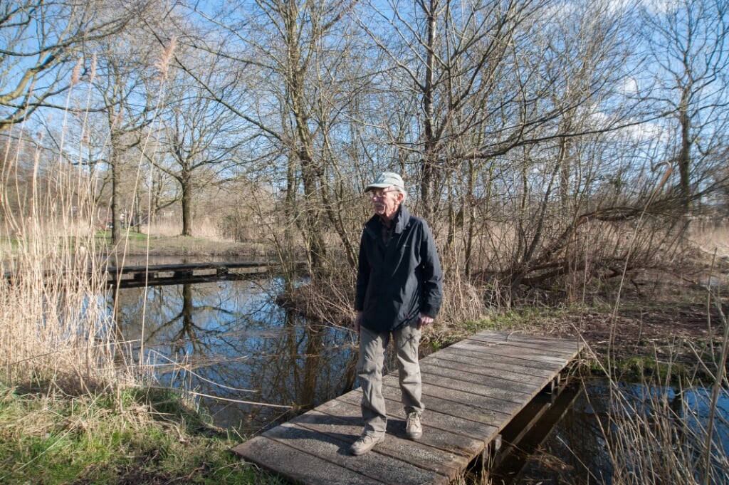 John Jansen van Galen op een van zijn wandeltochten.