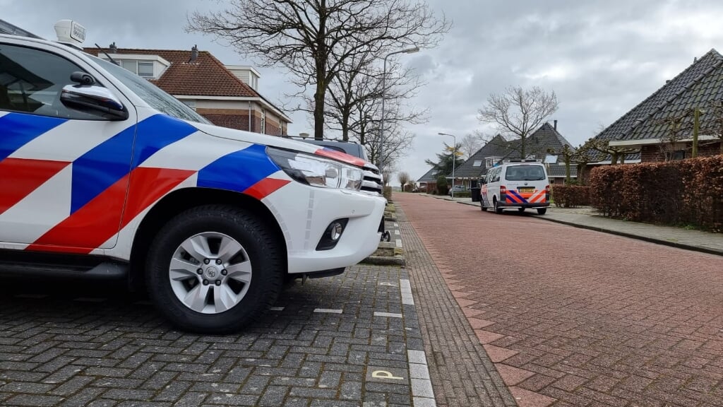 Politie ter plaatse op de Voorweide.