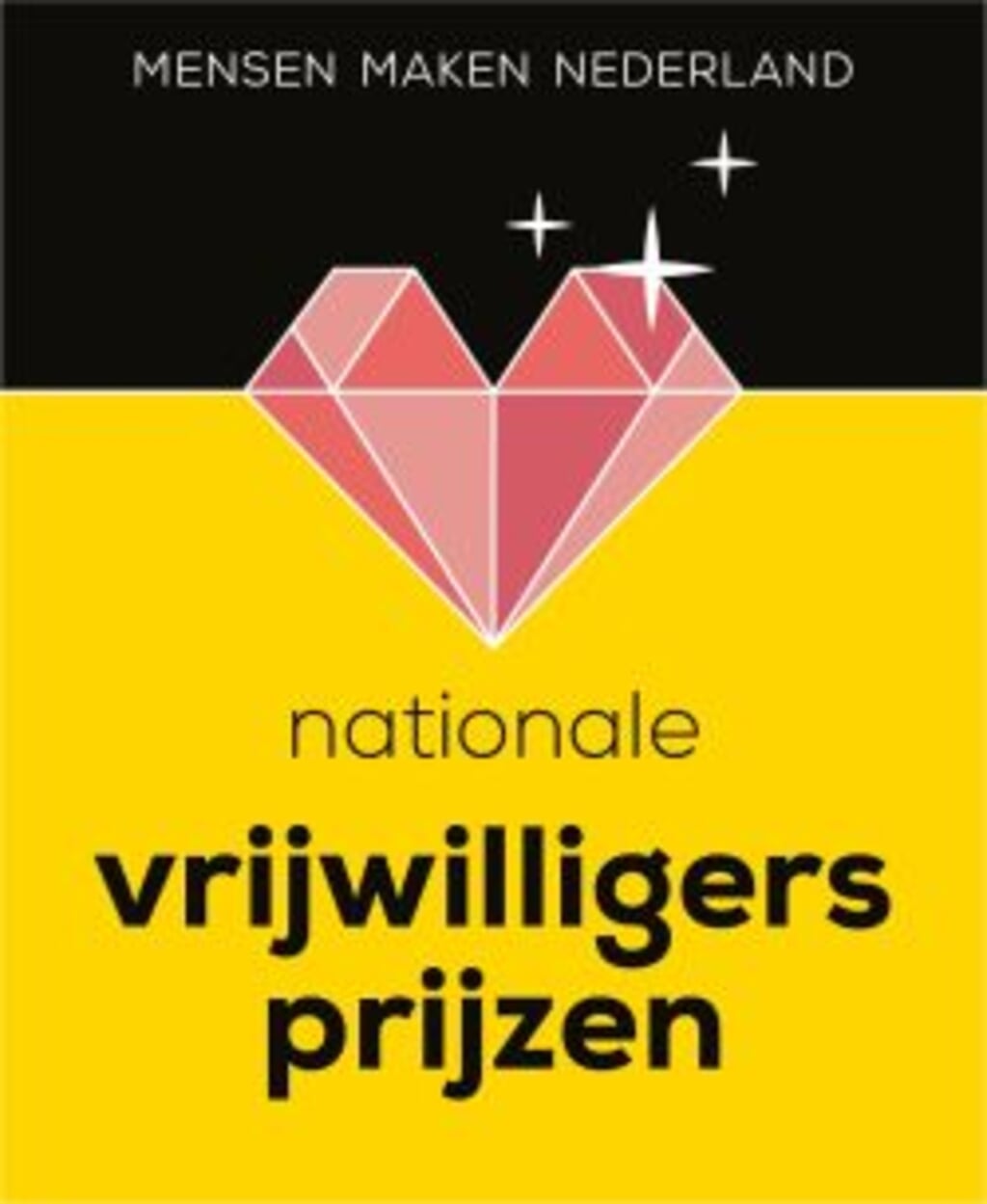 Het logo van de nationale Vrijwilligersprijzen.