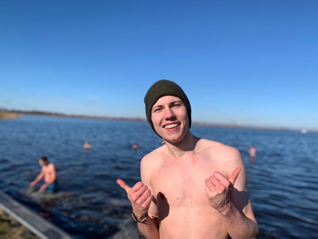 Vince Leijen heeft zijn challenge volbracht. Het douchen en dippen in het koude water behoort nu tot zijn dagelijkse routine.