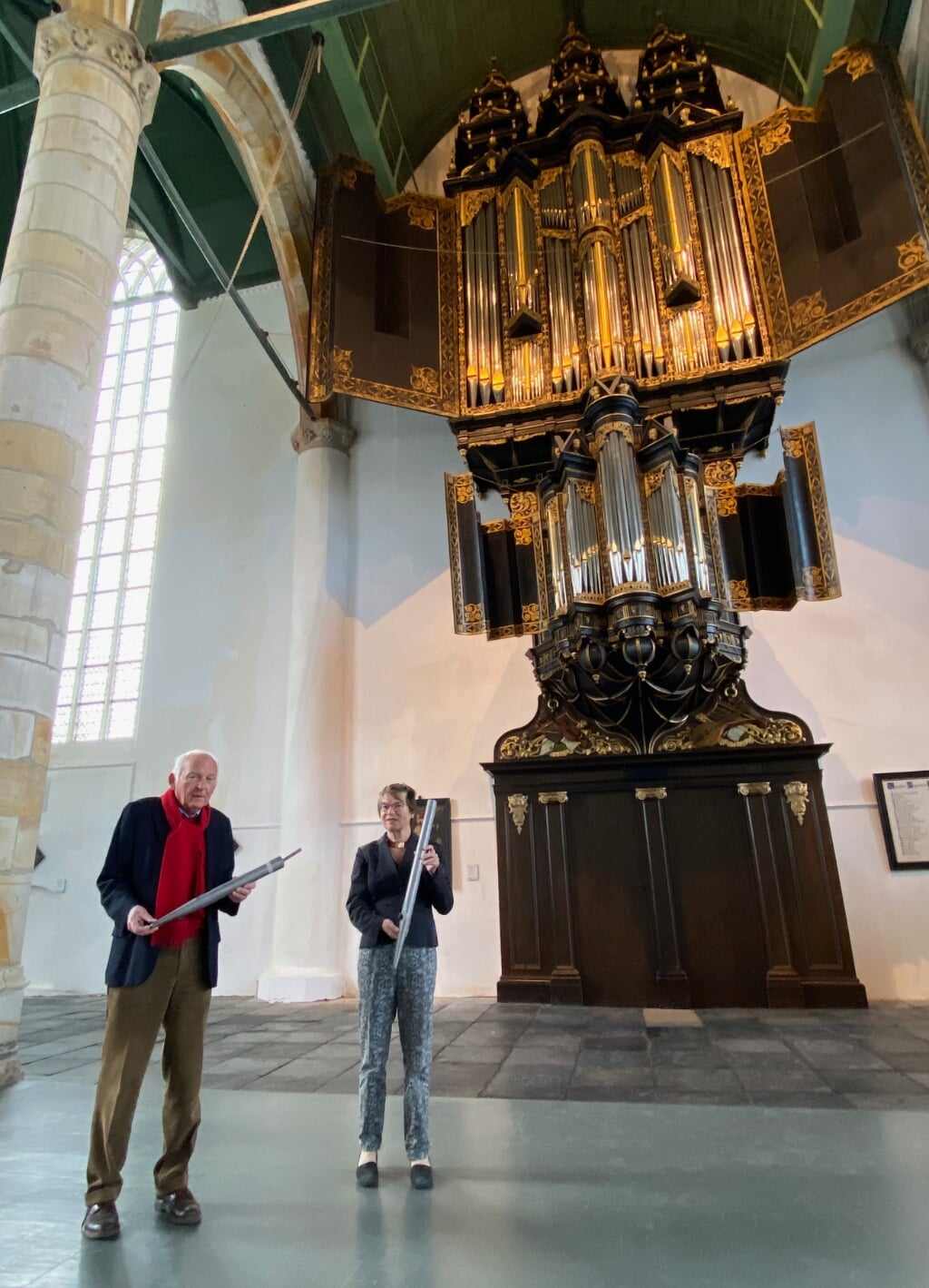 Het orgel van de Westerkerk.