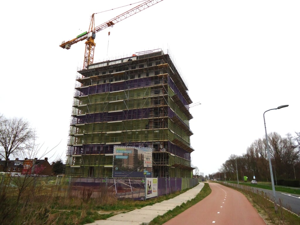 Nieuwbouw aan de Tolweg in Heemskerk.