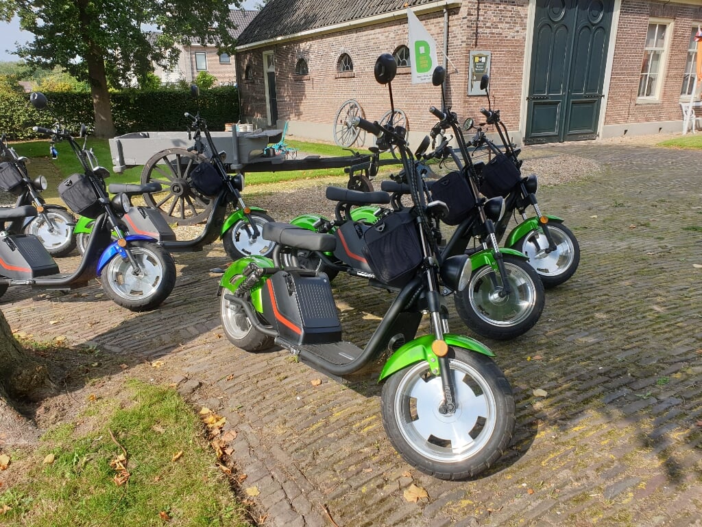 De elektrische scooters vinden gretig aftrek.