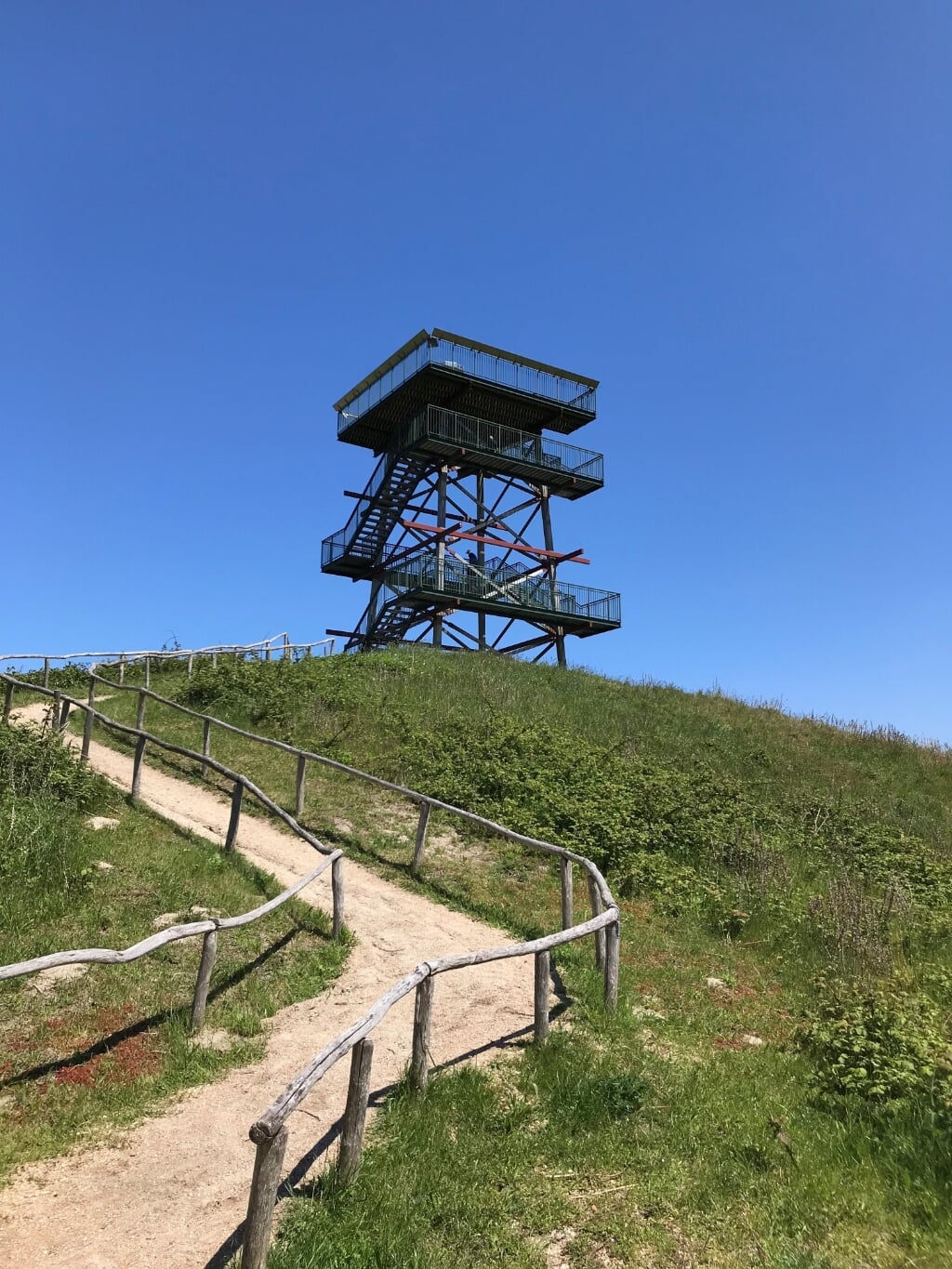 Uitkijktoren kan hele zomer worden beklommen.