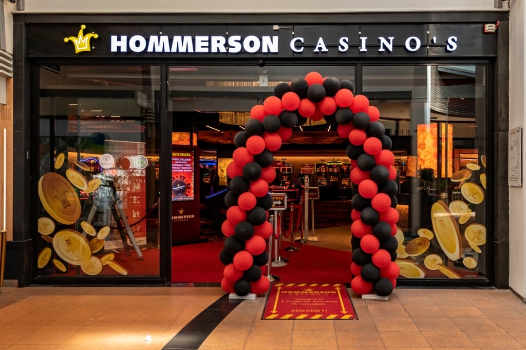 Hommerson heet de klant van harte welkom in het nieuwe casino.