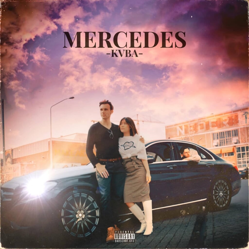 Cover art van de nieuwe single 'Mercedes'