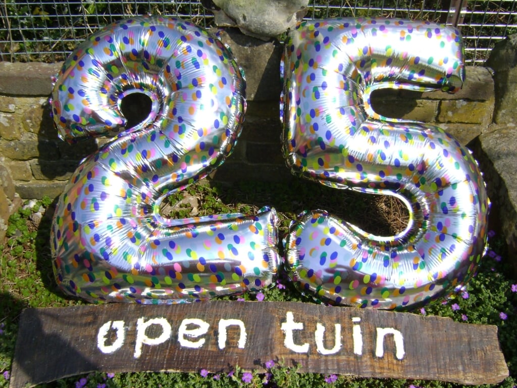 Zonnehoek in Hippolytushoef viert dit jaar z'n 25-jarig bestaan als 'Open Tuin'.