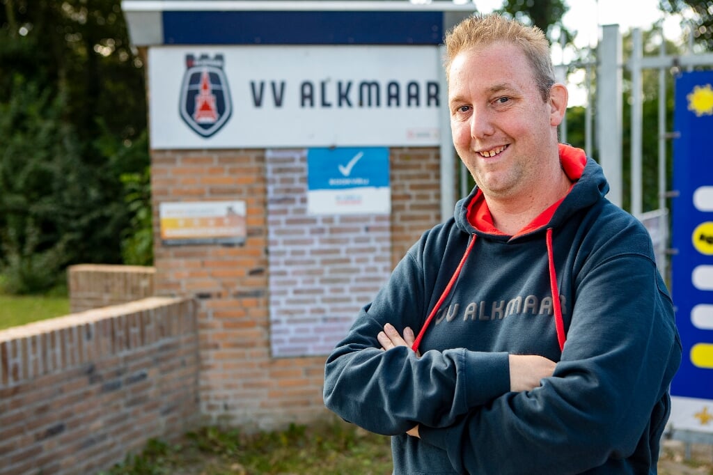 Stefan Boerhoop doet vrijwilligerswerk bij AZ, SV Koedijk én VV Alkmaar.