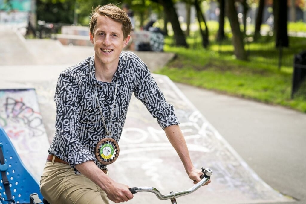 Marcel Kleizen is twee jaar lang de fietsburgemeester van Den Haag geweest. 