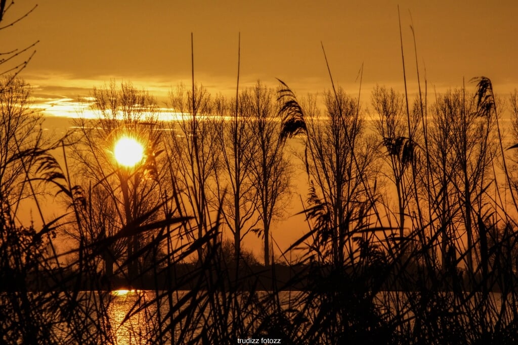 Trudi van der Zwaan fotografeerde een prachtige zonsopkomst. 