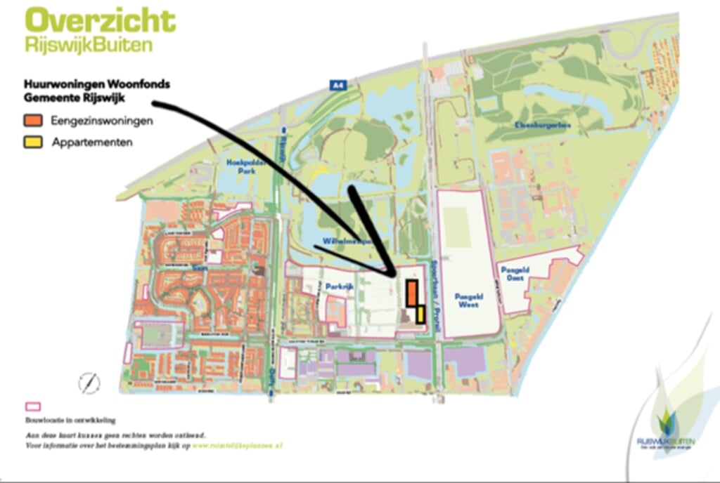 ‘Plattegrondoverzicht woonfonds’ door Gemeente Rijswijk