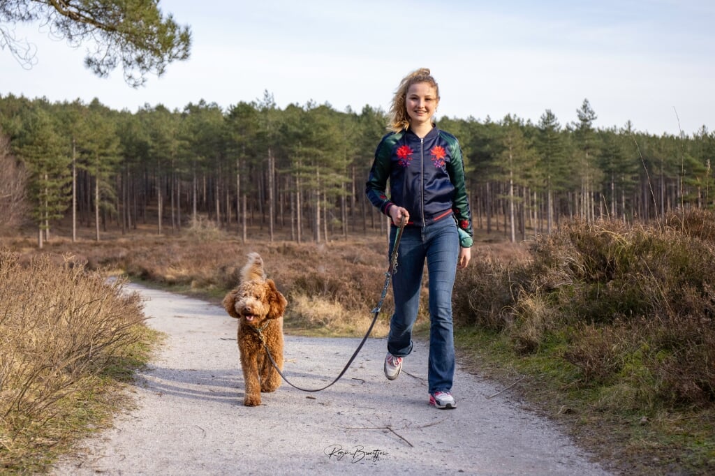Labradoodle Lieve won vorig jaar samen met haar baasje Loes de verkiezing van de #leukstehondvanschoorl.  