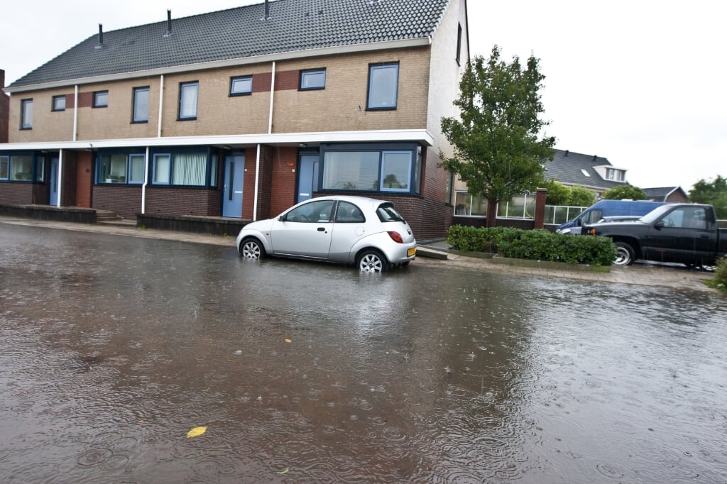 Westland is kwetsbaar voor extreme regenval.